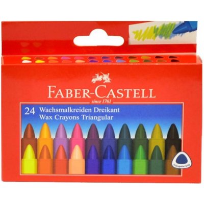 FABER-CASTELL Voskové pastelky 24ks – Zbozi.Blesk.cz