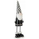 Textilomanie Vánoční skřítek STRIPE GNOME 41 cm, černo-bílý – Hledejceny.cz