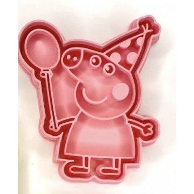 Vykrajovátka prasátko Peppa -: Peppa - cca 8 cm – Zboží Mobilmania