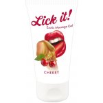 Lick it! Lubrikační a masážní gel Třešeň 50 ml – Zbozi.Blesk.cz