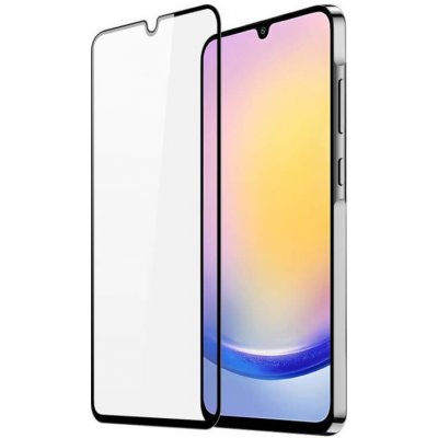 Picasee 3D ochranné tvrzené sklo s rámečkem pro Samsung Galaxy A25 A256B 5G - černé 415011 – Zboží Živě