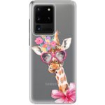 Pouzdro iSaprio - Lady Giraffe - Samsung Galaxy S20 Ultra