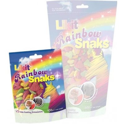Likit Pamlsky srdíčka Rainbow 100 g – Zbozi.Blesk.cz