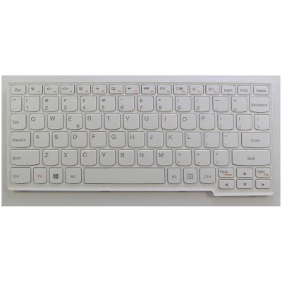 klávesnice Lenovo Ideapad S210 S215 Yoga 11 11s bílá UK – Zboží Mobilmania