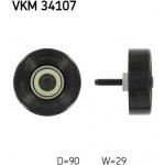 Vratná/vodicí kladka, klínový žebrový řemen SKF VKM 34107 (VKM34107)
