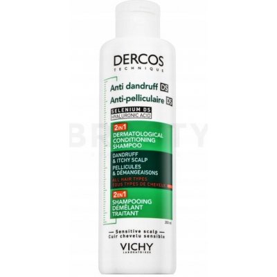 VICHY Dercos 2 v 1 Šampon a kondicionér proti lupům 200 ml – Zboží Mobilmania