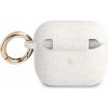 Pouzdro na sluchátka Guess Glitter Printed Logo Silikonové Pouzdro pro Apple AirPods 3 GUA3SGGEH