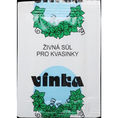 Vínka Živná sůl pro kvasinky 1,6 g – Zboží Dáma