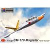 Sběratelský model Kovozávody Prostějov Fouga CM-170 Magister 'Over Europe' 3x camo 1:72