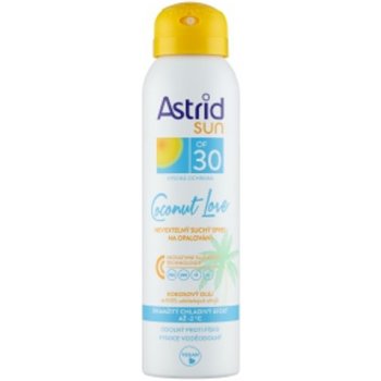 Astrid Sun Coconut Love SPF30 neviditelný suchý spray na opalování 150 ml