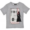 Dětské tričko Sun City tričko Star Wars Tie Fighter šedé bavlna