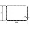 Pletiva Třmínek R6 200 x 150 mm