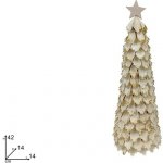 PROHOME - Stromeček 42cm bílý třpytky – Hledejceny.cz