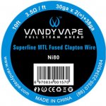Vandy Vape Odporový drát Superfine MTL Fused Clapton Ni80 30GA*2+38GA 3m – Zboží Dáma