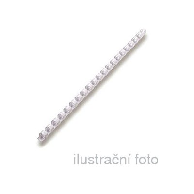 Eurosupplies Plastové hřbety pro vazbu 9/16", 12 mm, bílé – Hledejceny.cz