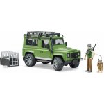 Bruder 2587 Land Rover Defender figurka myslivce a psa – Zboží Mobilmania