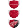 Rouška Foco roušky Detroit Red Wings set EU dospělá 3 ks