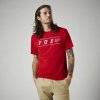 Pánské sportovní tričko Fox Pinnacle Ss Tech Tee Flame red