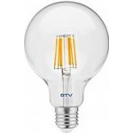 GTV LED FILAMENT, A-G, G95, 4000K, E27, 8,0W, AC220-240V, 360°, 880lm, 70mA – Hledejceny.cz