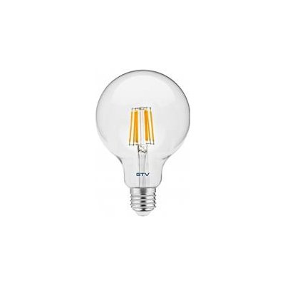 GTV LED FILAMENT, A-G, G95, 4000K, E27, 8,0W, AC220-240V, 360°, 880lm, 70mA – Hledejceny.cz