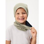 unuo Dětský nákrčník z teplákoviny Basic, Khaki – Zboží Mobilmania