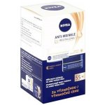 Nivea obnovující denní a noční krém proti vráskám 55+ 2 x 50 ml dárková sada – Zboží Dáma