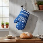 Frobyt Kuchyňská chňapka FOLK podklad modrý 28 x 18cm – Zbozi.Blesk.cz