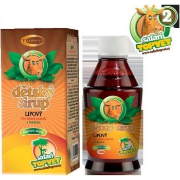 Topvet Lipový dětský sirup s fruktozou 300 g