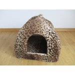 Nobby Alanis jeskyně leopard hnědá 40 x 40 x 35 cm – Zboží Mobilmania