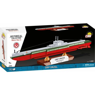 Cobi 4855 II WW Polská ponorka ORP Orzel, 1:300, 193 k – Hledejceny.cz
