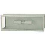 ACA Lighting Venkovní nástěnné svítidlo CELIA max. 60W/2xE27/230V/IP44, šedé – Hledejceny.cz