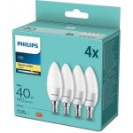 Philips SADA 4x LED žárovka B35 E14/5W/230V 2700K P5242 – Zboží Mobilmania