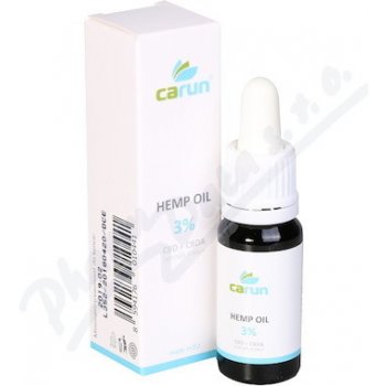 Carun Konopný olej 3% CBD 10 ml