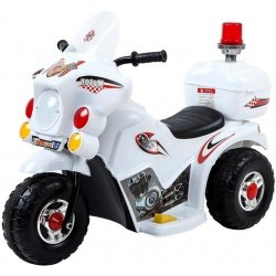 Mamido elektrická motorka Policie bílá