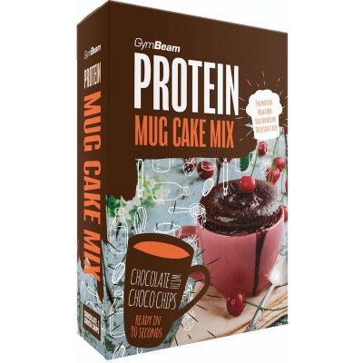 GymBeam Protein Mug Cake Mix chocolate with choco chips 500 g