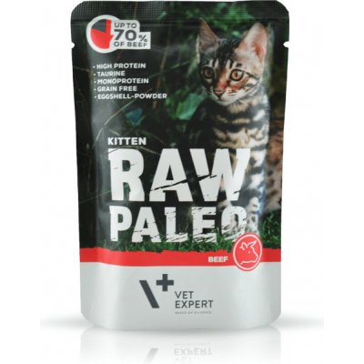 Vet Planet Raw Paleo Kitten Beef pro koťata 100 g – Hledejceny.cz