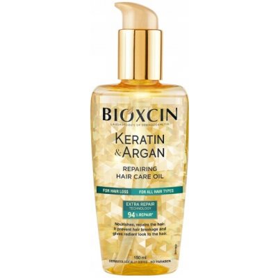 Bioxcin Keratin Argan regenerační a hydratační vlasový olej 150 ml – Hledejceny.cz