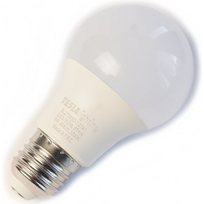 Tesla LED žárovka BULB, E27, 8W, 230V, 806lm, 25 000h, 3000K teplá bílá, 220st – Zboží Živě