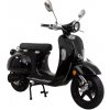 Elektrická motorka ViaGo Bologna Classic, leskle černá, 2000W, 45Km/h, 50/100Km dojezd, včetně baterie
