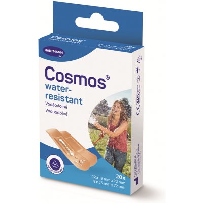 Cosmos Water Resistant voděodolná náplast 2 velikosti 20 ks – Sleviste.cz