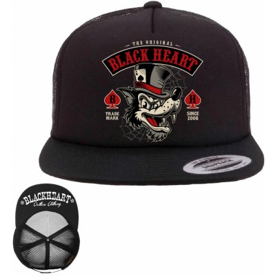 BLACK HEART WOLF kids černá – Zboží Dáma