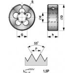 Bučovice Tools Závitová čelist G1/4"x19z HSS A stavitelná 2"(50,8mm) BS-1127:195 - BU442-140E – Zboží Mobilmania