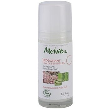 Melvita Les Essentiels deodorant roll-on bez obsahu hliníku pro citlivou pokožku (Alpha Bisabolol Aloe Vera) 50 ml