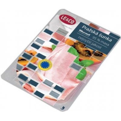 Le & Co Pražská šunka nejvyšší jakosti shaved 95% masa 100 g – Zboží Dáma