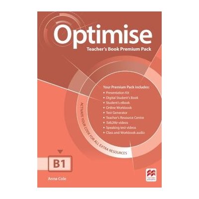 Optimise B1 Pre-Intermediate Teacher´s Book Premium Pack – Zbozi.Blesk.cz