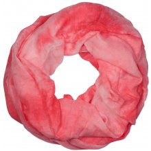 Amália batikovaná šála kruhová JK014 růžová