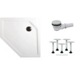 Extra plochá sprchová vanička 5-úhelník Schulte D20097 90x90 cm bílá – Sleviste.cz