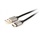 Gembird KAB05133E USB 3.0 AM na Type-C (AM/CM), 1,8m, opletený, černý – Sleviste.cz