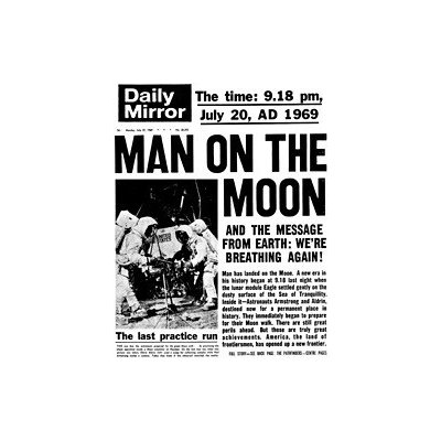 Noviny ze dne narození - Daily Mirror – Zboží Mobilmania