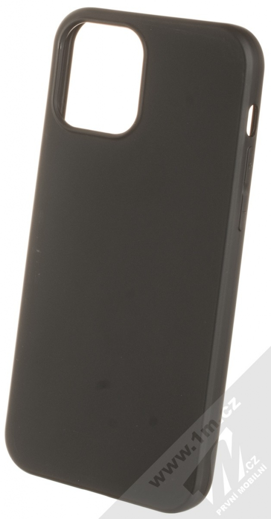 Pouzdro 1Mcz Matt TPU ochranné Apple iPhone 12, iPhone 12 Pro černé